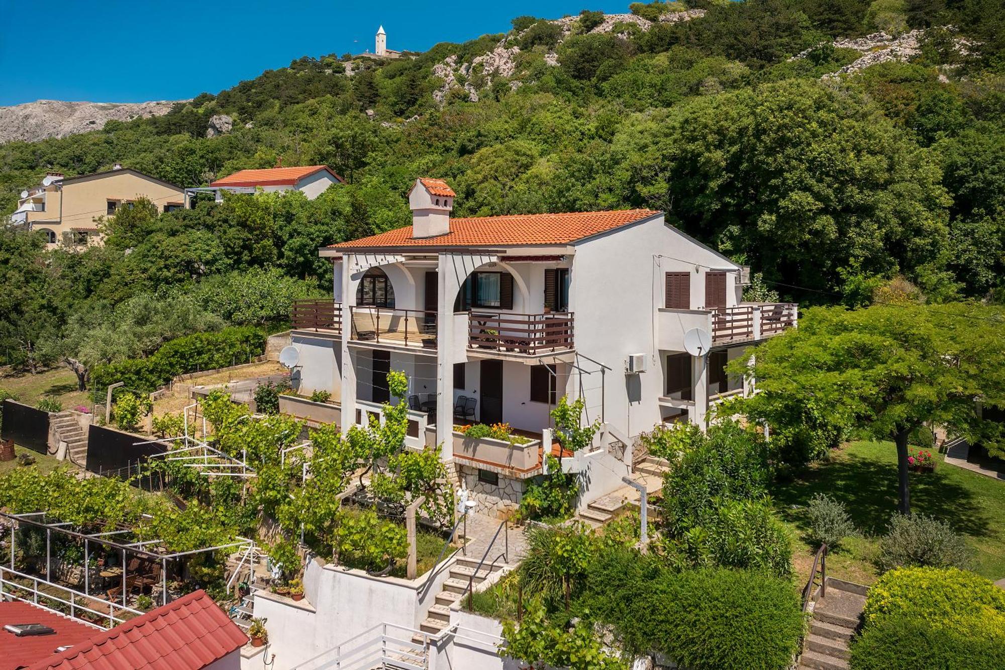 Apartment Mario With Terrace And Sea View Baska  Exterior photo